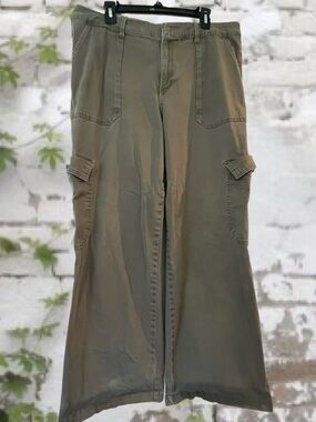 wild fable Olive Utility Wide-Leg Cargo Pants